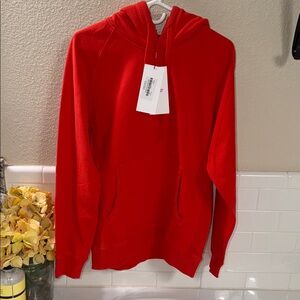 Orlebar Brown Men’s Resort Line Red Hoodie NEW with Tags .